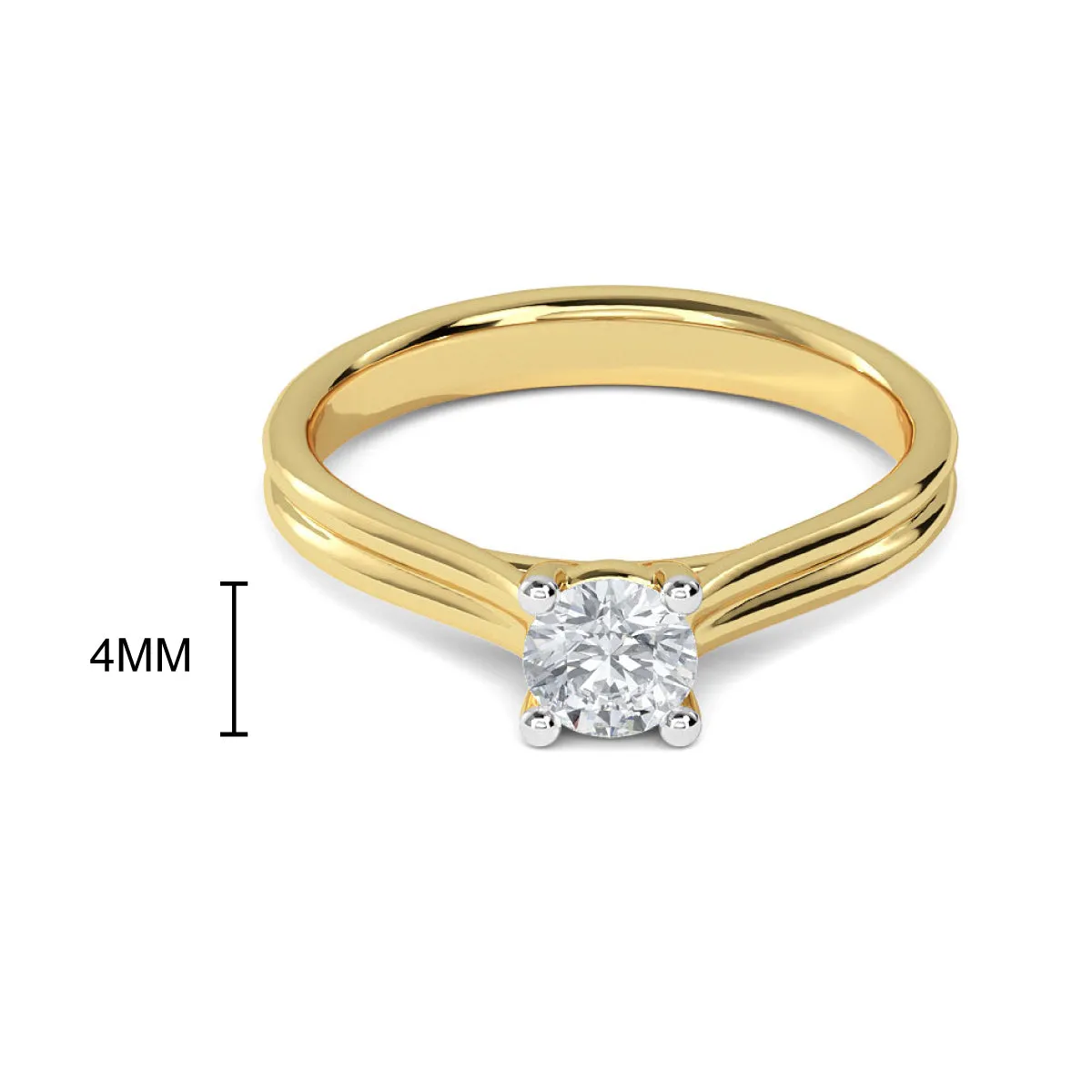 0.20 CT Kadri Solitaire Ring