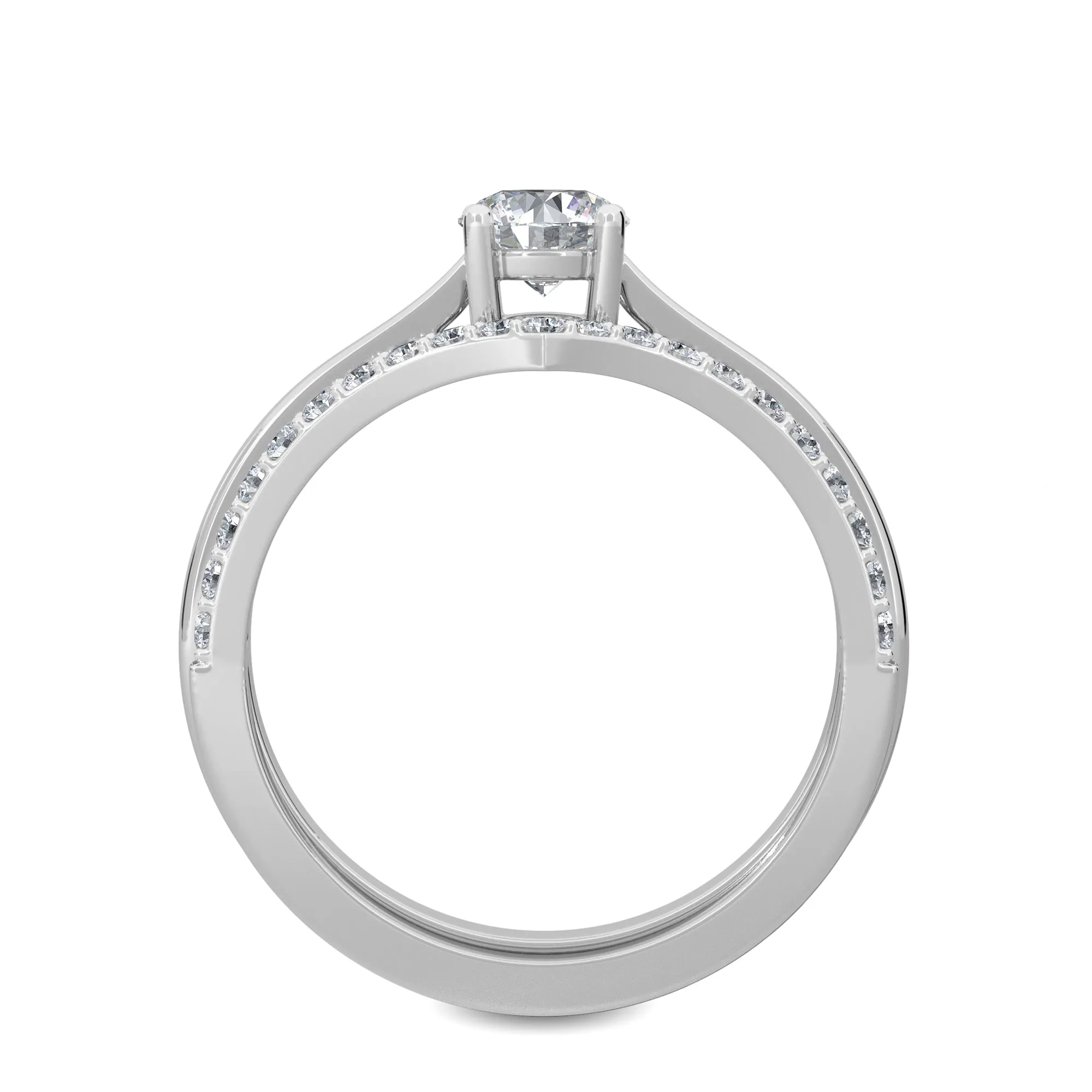 0.33 CT Meltem Solitaire Ring