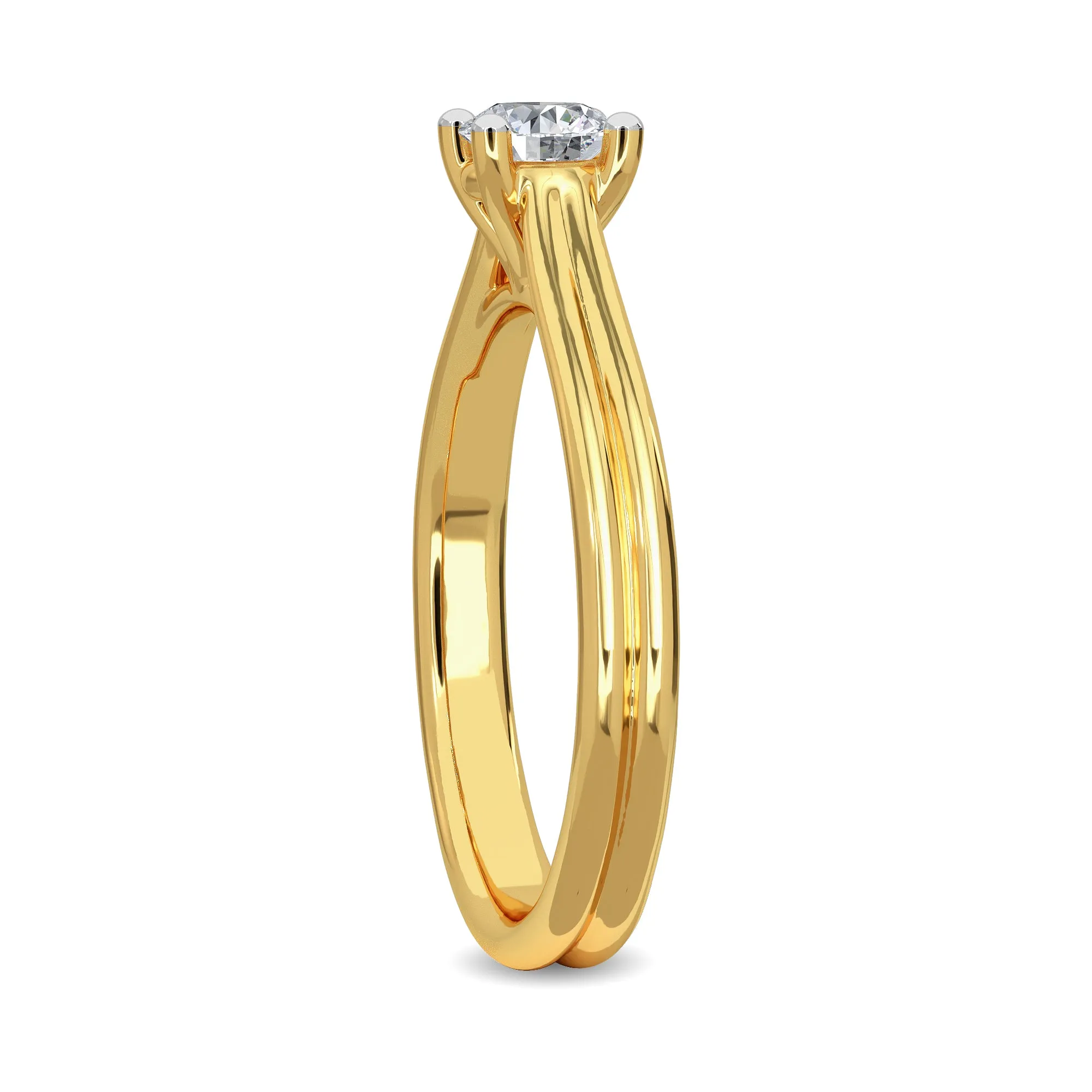 0.50 CT Melike Solitaire Ring