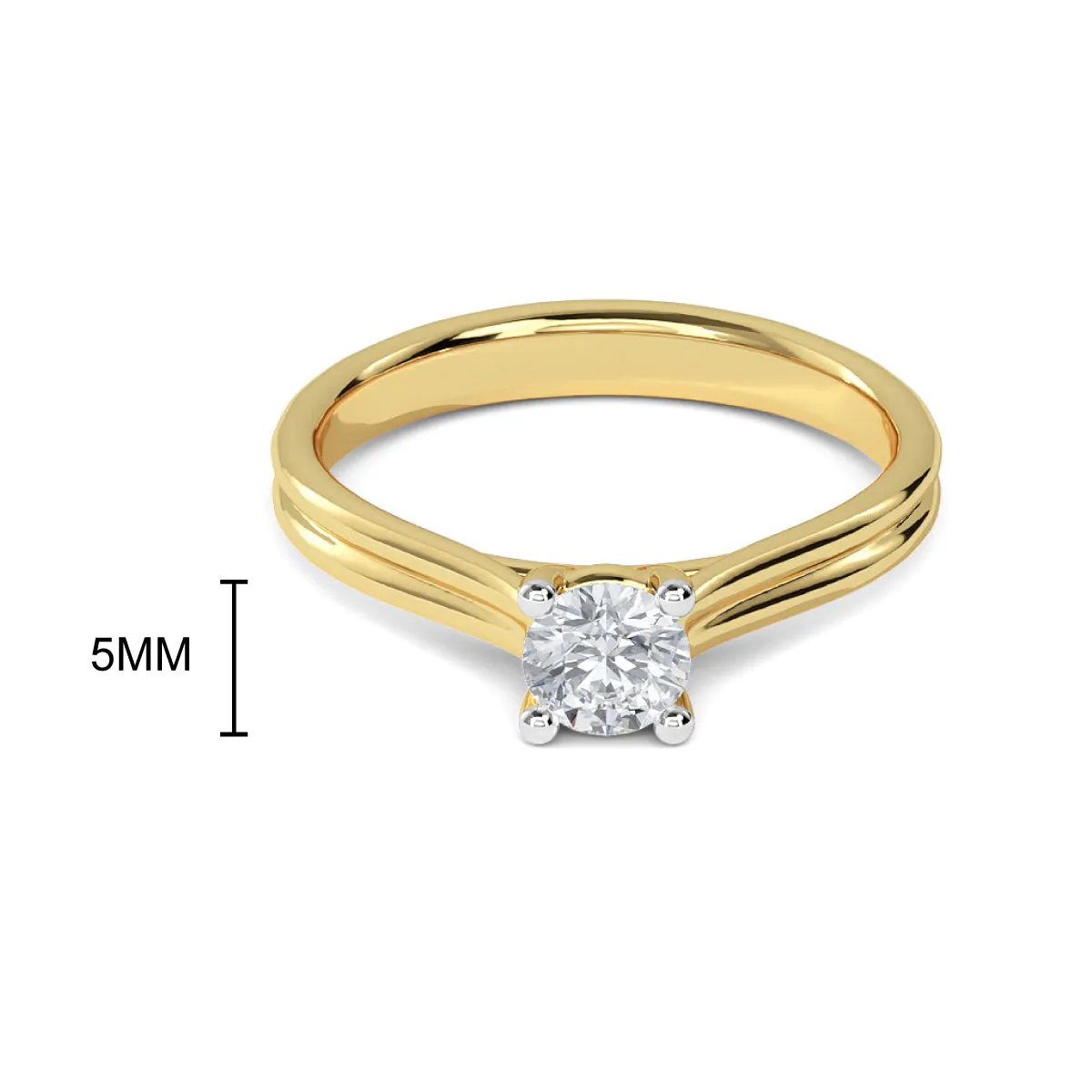 0.50 CT Melike Solitaire Ring