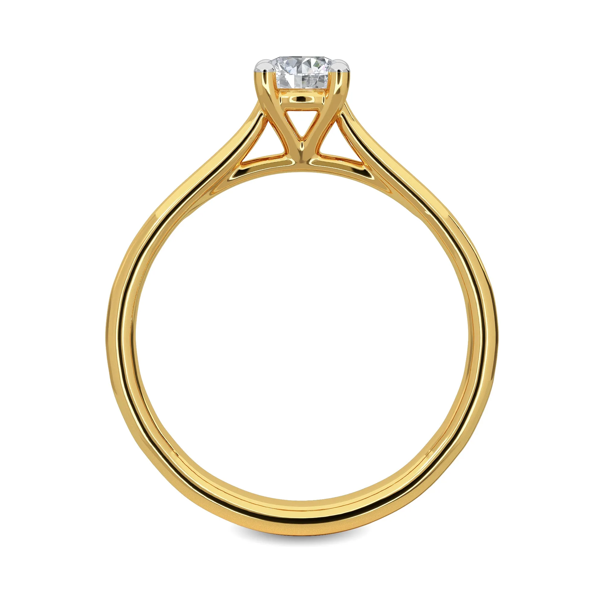 0.50 CT Melike Solitaire Ring