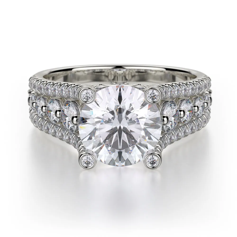 0.86ctw Diamond Engagement Ring