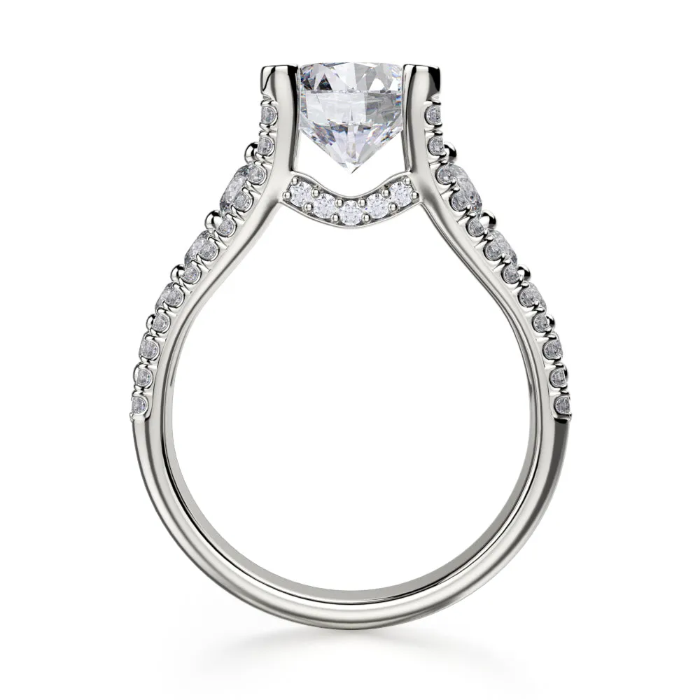 0.86ctw Diamond Engagement Ring