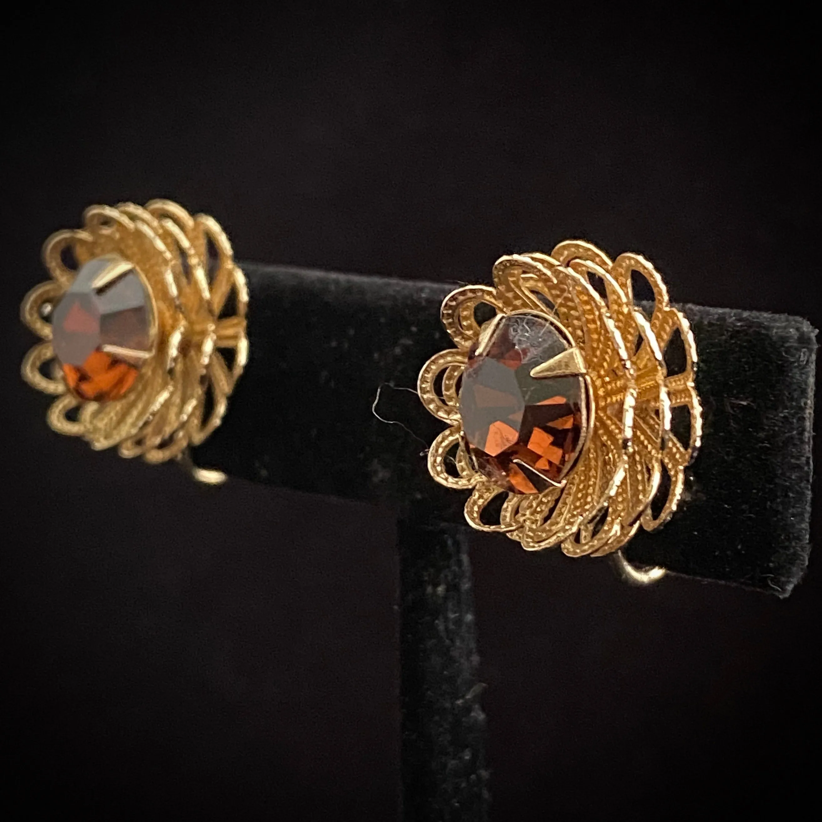 1970 Sarah Coventry Marigold Earrings