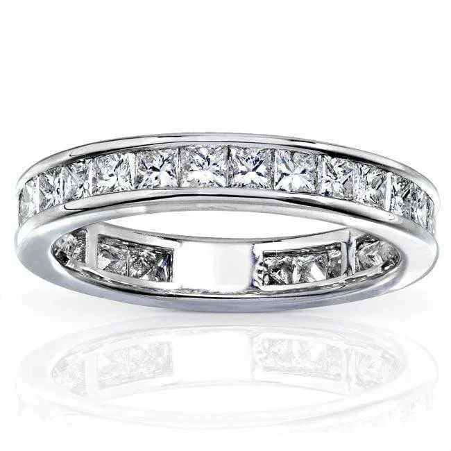 2ct.tw Princess Diamond Channel Eternity