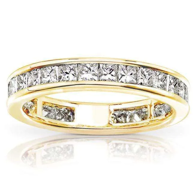 2ct.tw Princess Diamond Channel Eternity