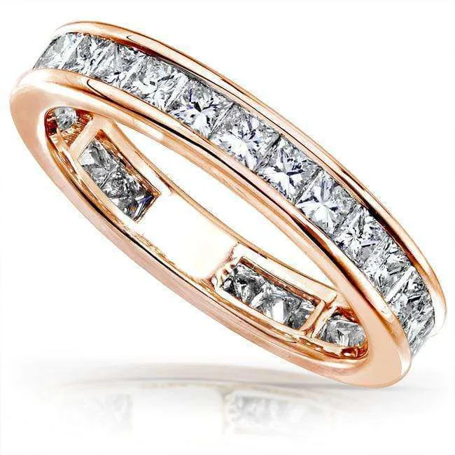 2ct.tw Princess Diamond Channel Eternity