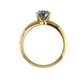 4-prong Round Diamond Solitaire Engagement Ring