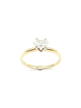 60 Point Oval Diamond Solitaire