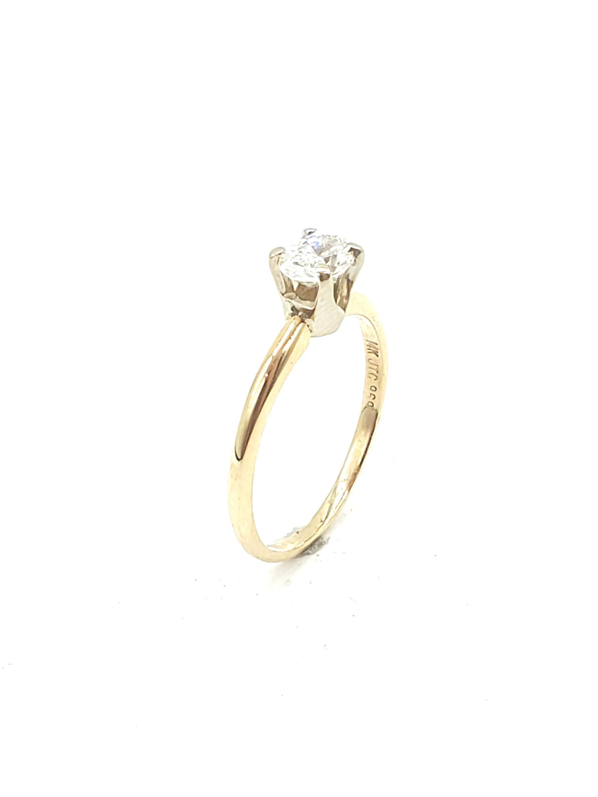 60 Point Oval Diamond Solitaire