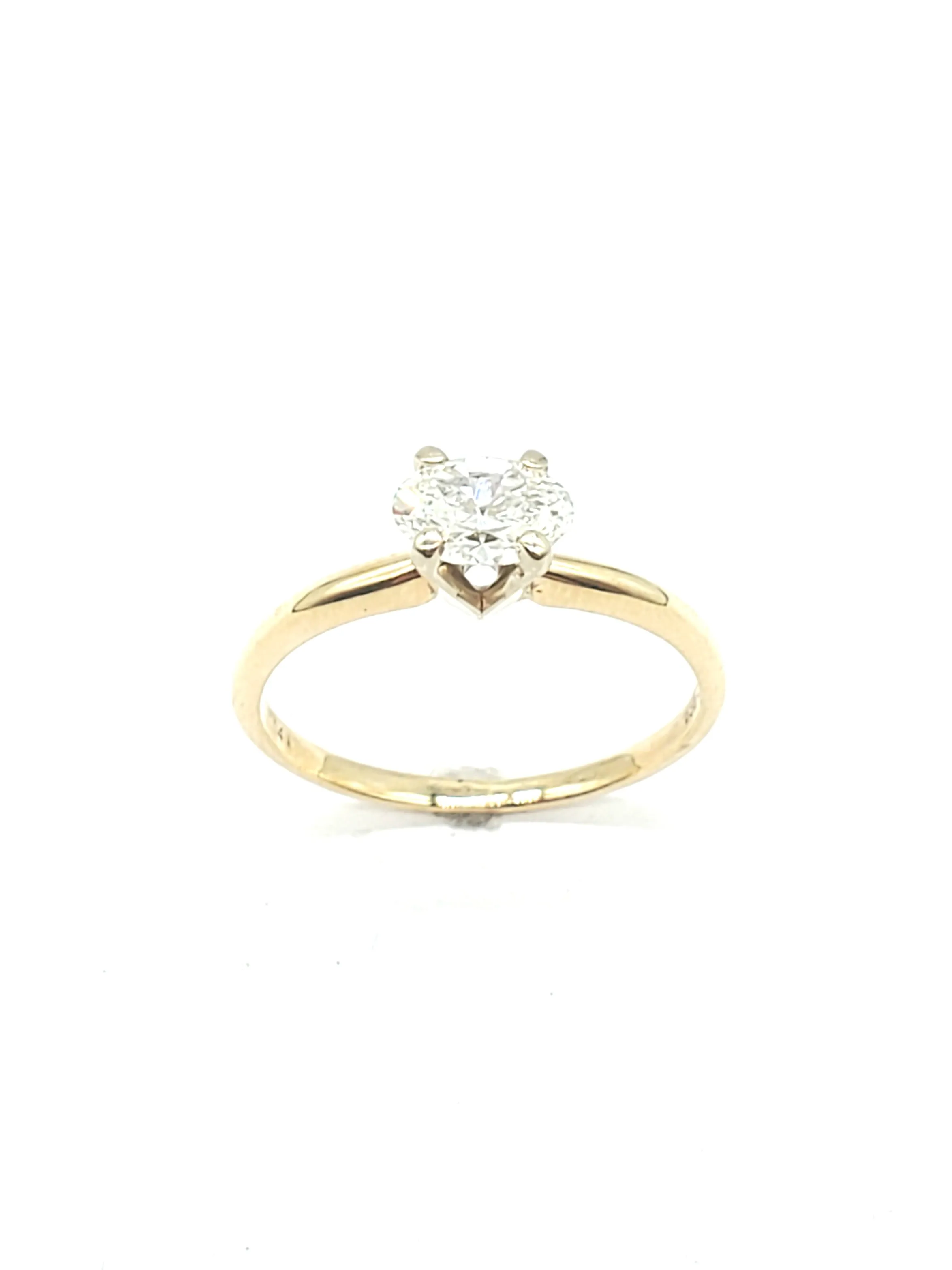 60 Point Oval Diamond Solitaire