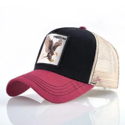 8 Kinds of embroidery animal Baseball Caps