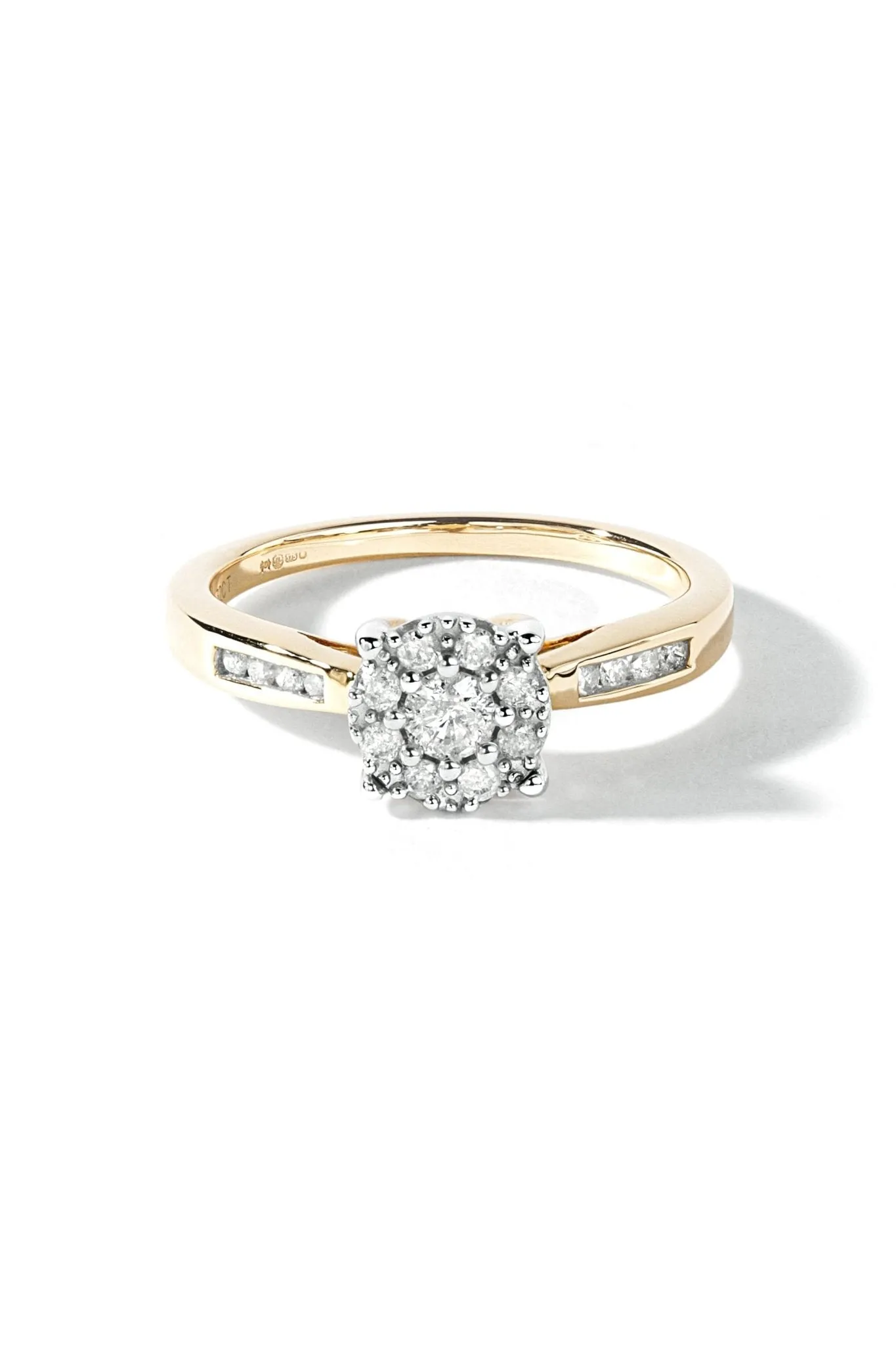 9ct Yellow Gold 0.30ct Diamond Engagement Ring