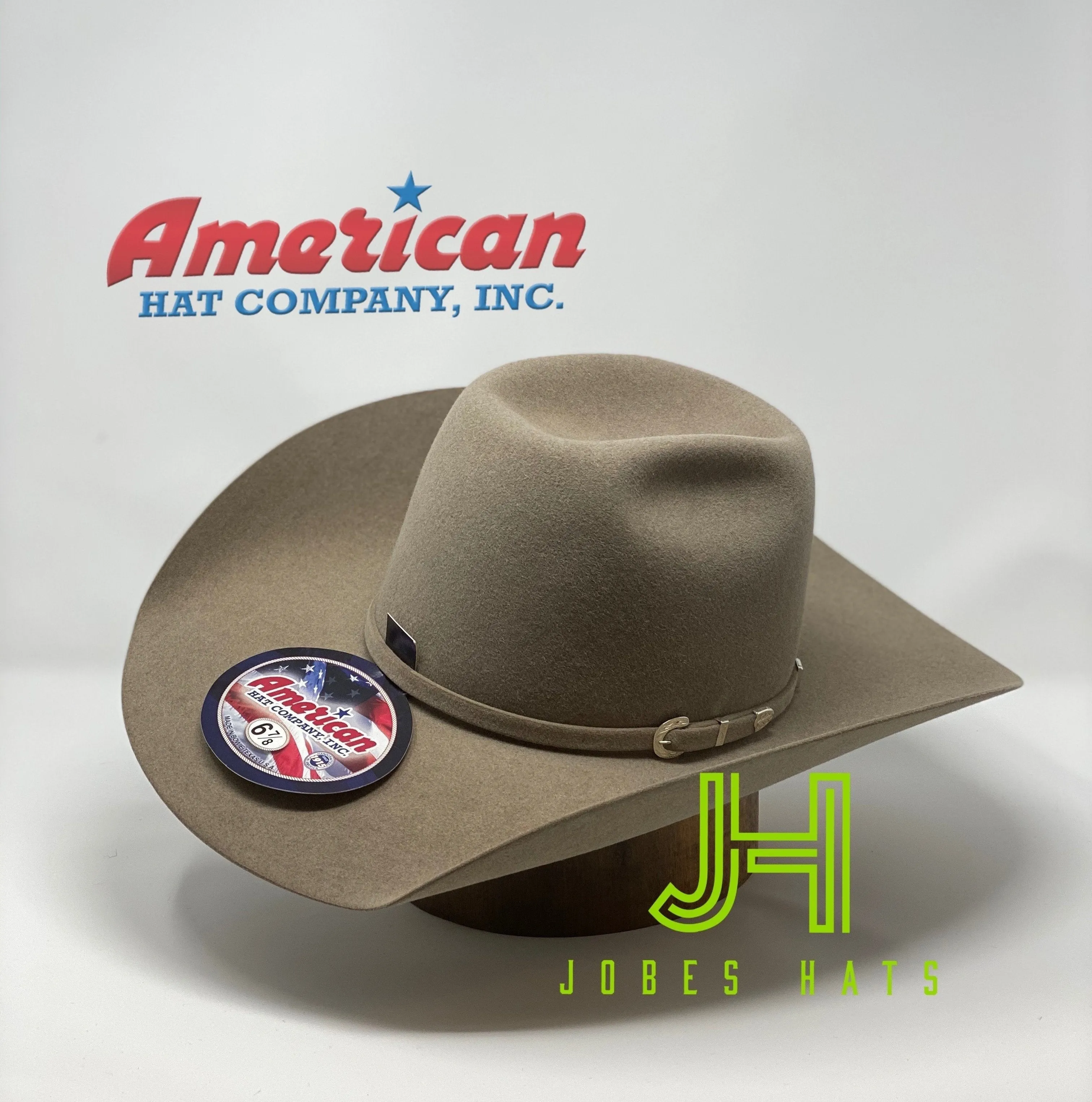 American Hat Co Felt 40X Natural 4" 1/4 Brim