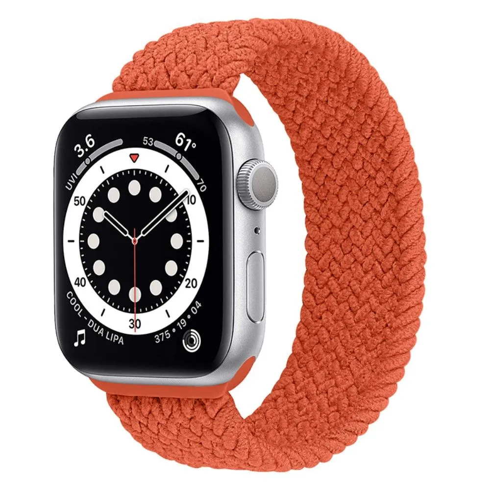 Apple Watch (41mm) elastic watch strap - Orange Red / Size: L