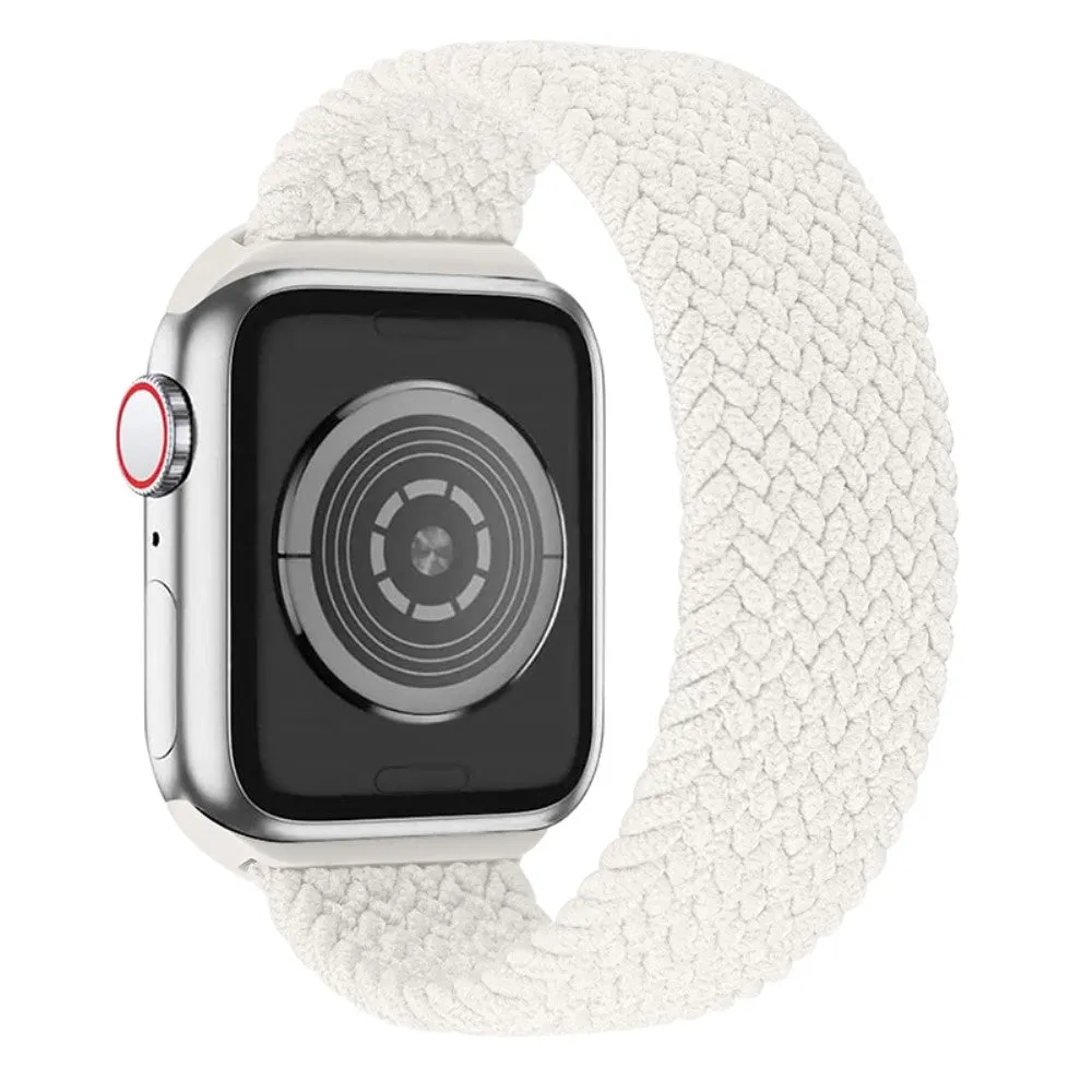 Apple Watch (41mm) elastic watch strap - Pearl White / Size: M