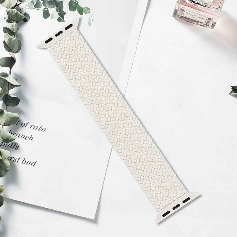 Apple Watch (41mm) elastic watch strap - Pearl White / Size: M