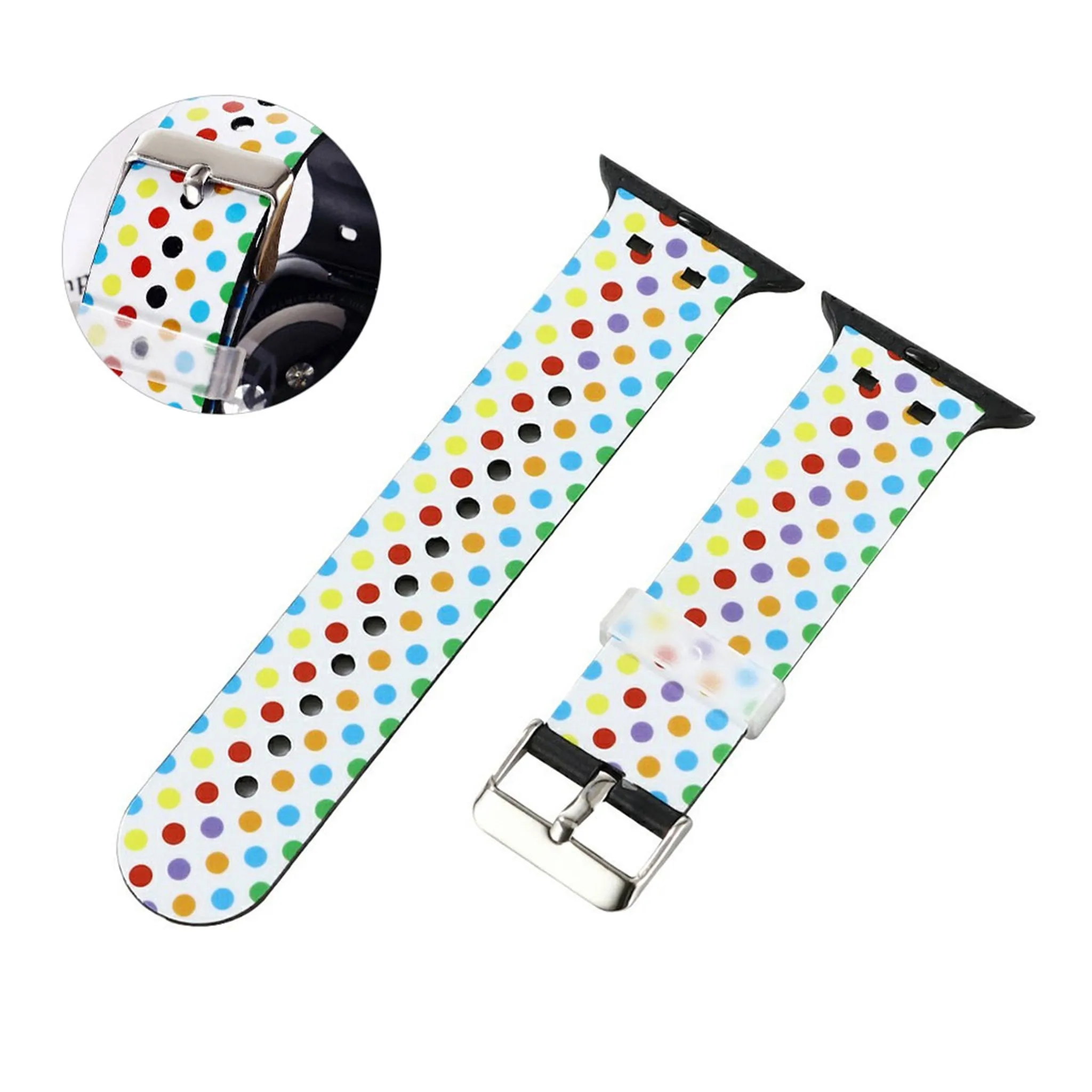 Apple Watch 44mm stylish pattern TPU watch strap - Dot