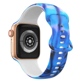 Apple Watch (45mm) design style silicone watch strap - Aurora