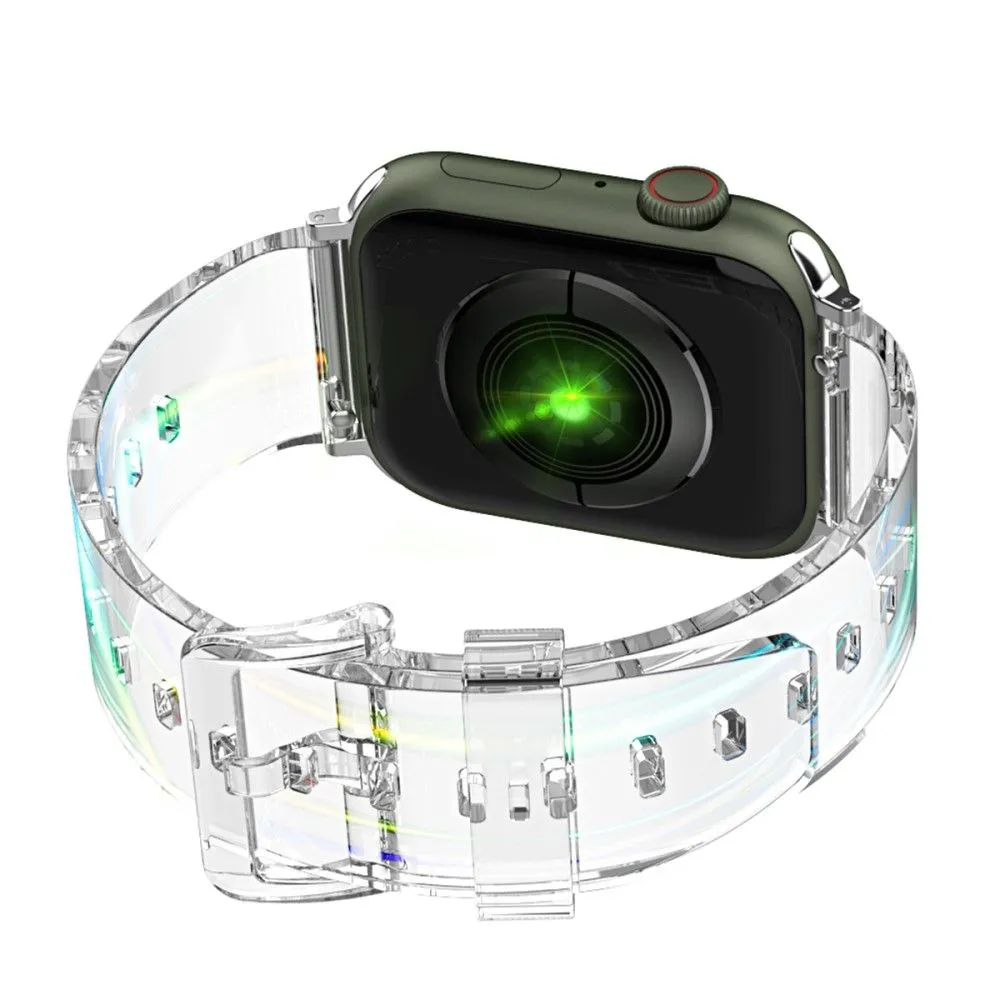 Apple Watch (45mm) flexible transparent watch strap - Transparent