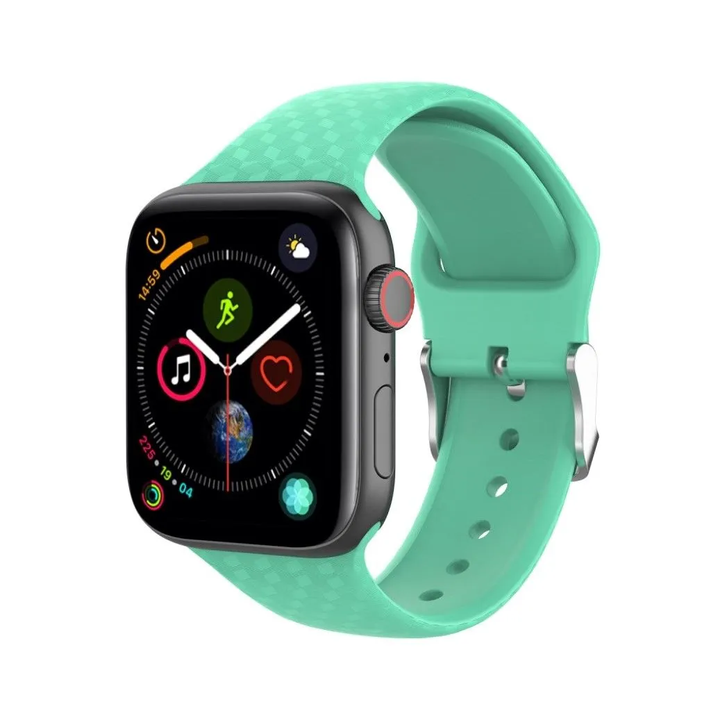 Apple Watch Series 5 44mm rhombus silicone watch band - Green