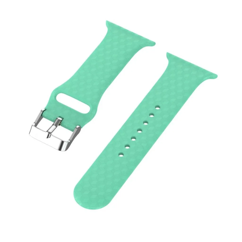 Apple Watch Series 5 44mm rhombus silicone watch band - Green