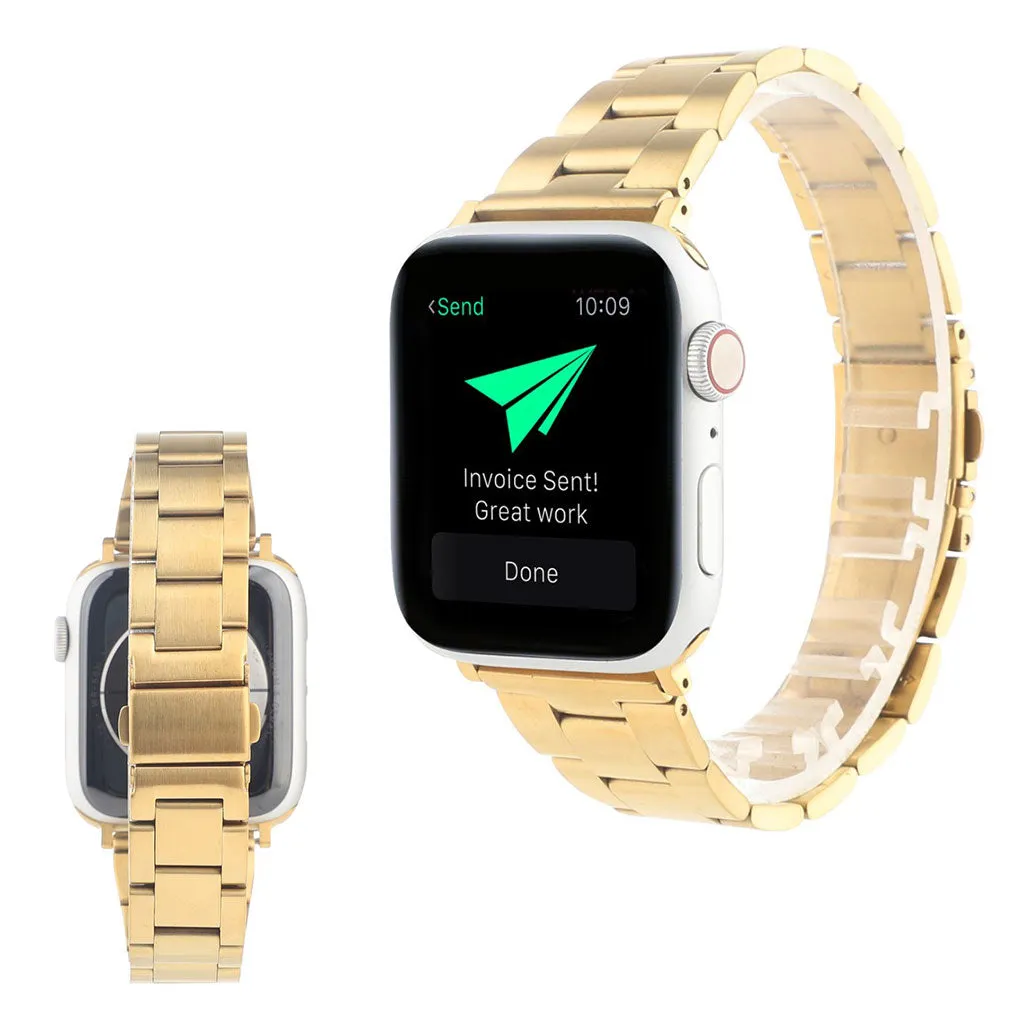 Apple Watch Series 6 / 5 40mm unique stainless steel watch band - Gold