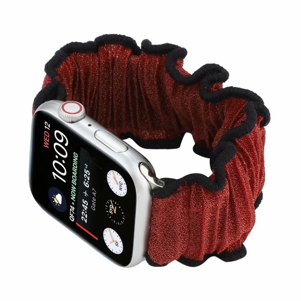 Apple Watch Series 6 / 5 44mm hair band themed watch band - Red