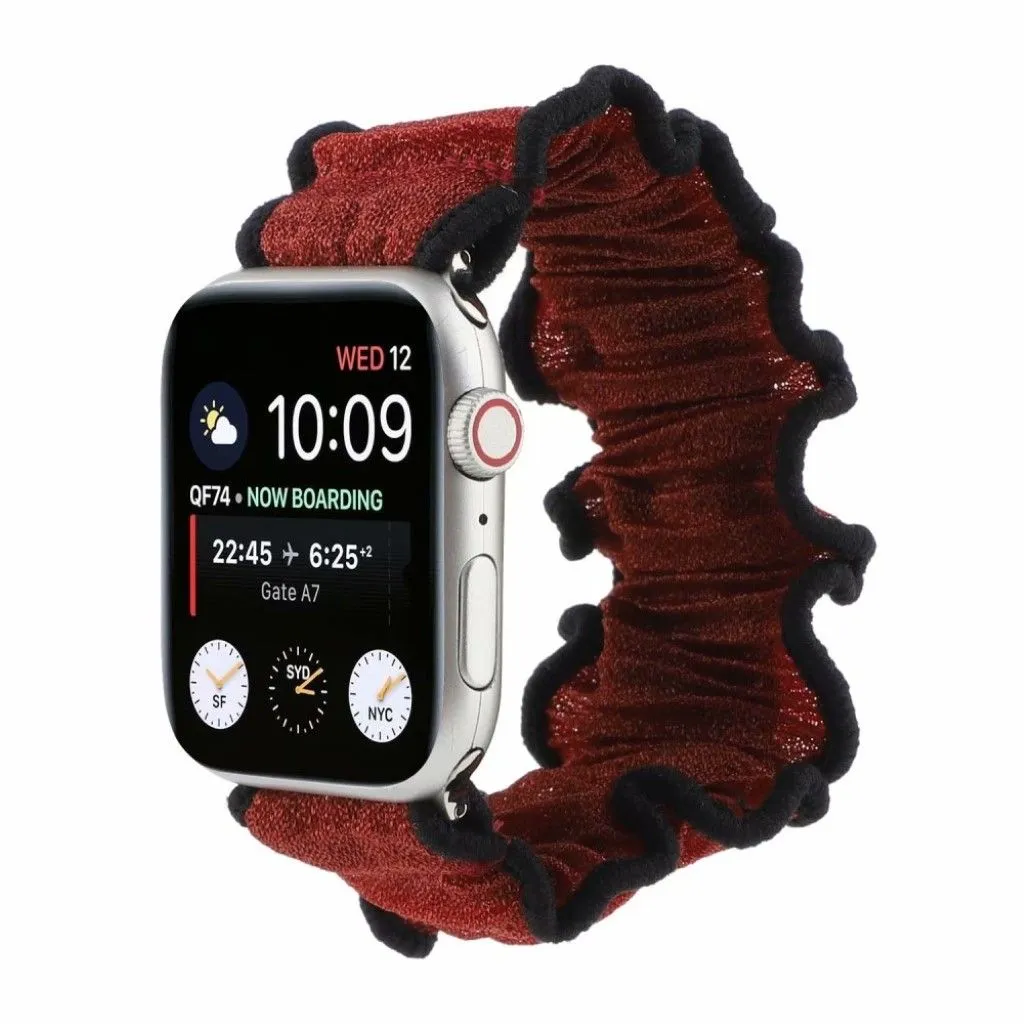 Apple Watch Series 6 / 5 44mm hair band themed watch band - Red