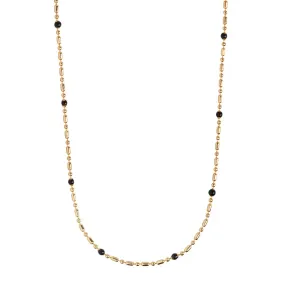 Bead Necklace Minimalistic - Black