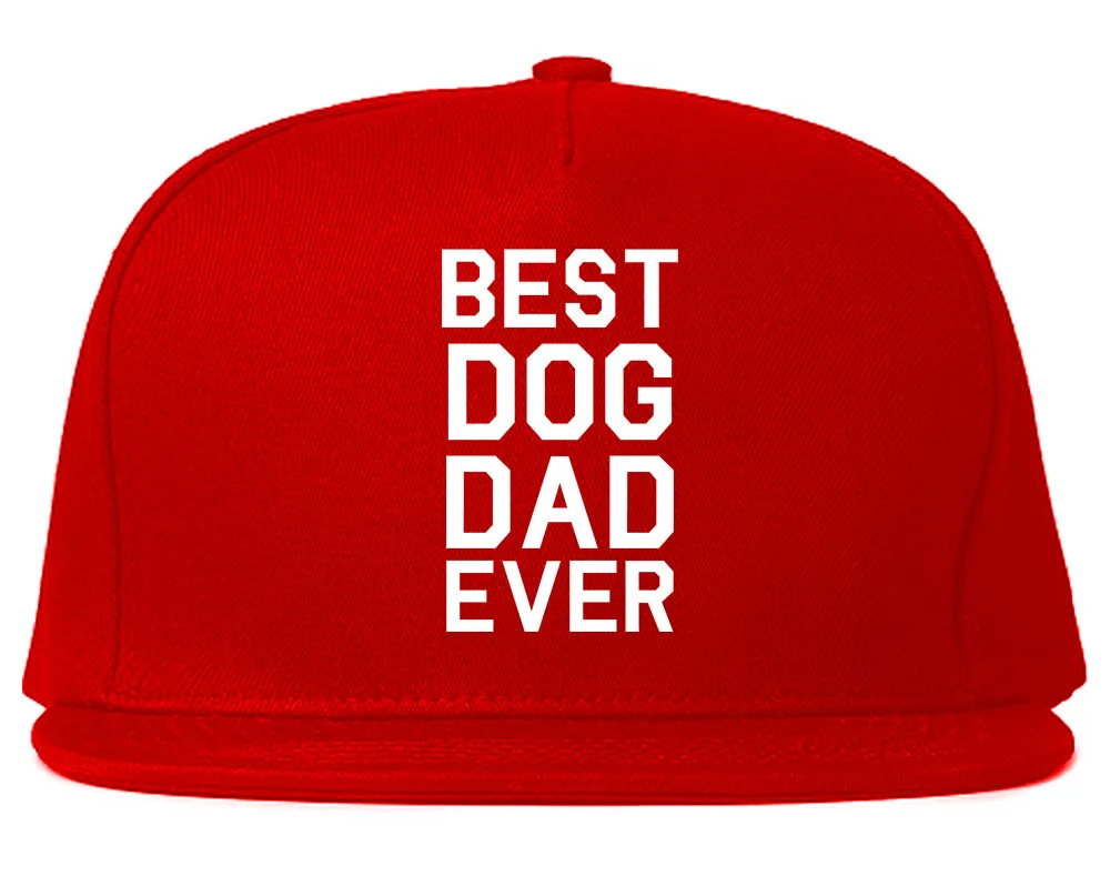 Best Dog Dad Ever Mens Snapback Hat