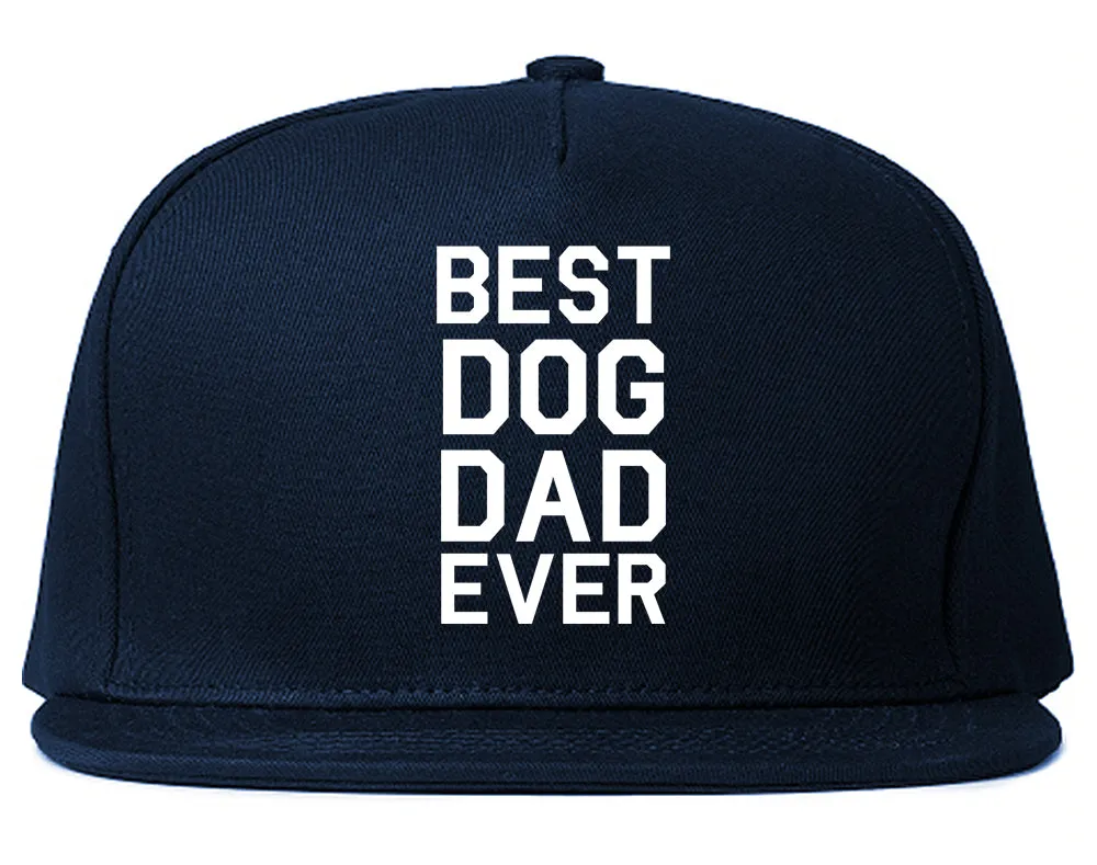 Best Dog Dad Ever Mens Snapback Hat