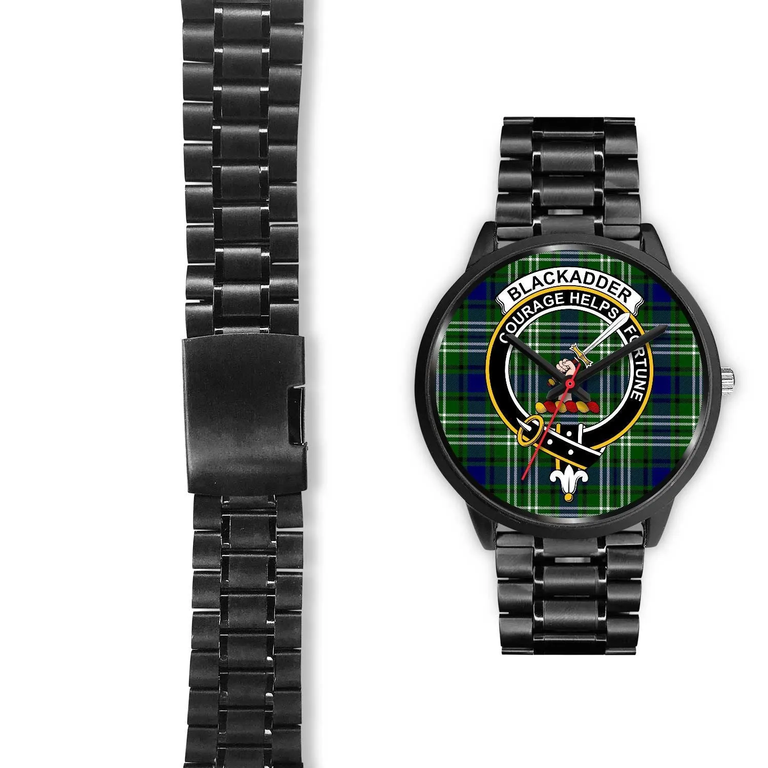 Blackadder Clan Badge Tartan Black Watch