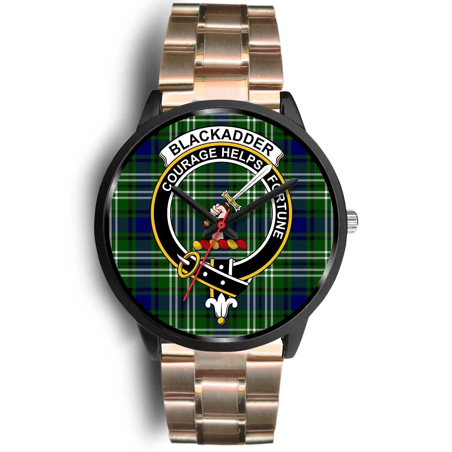 Blackadder Clan Badge Tartan Black Watch