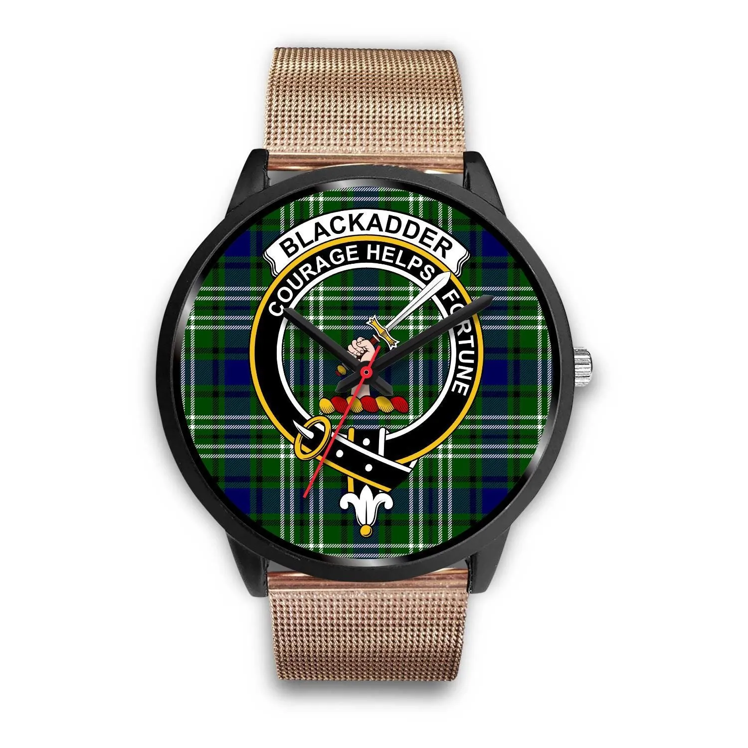 Blackadder Clan Badge Tartan Black Watch