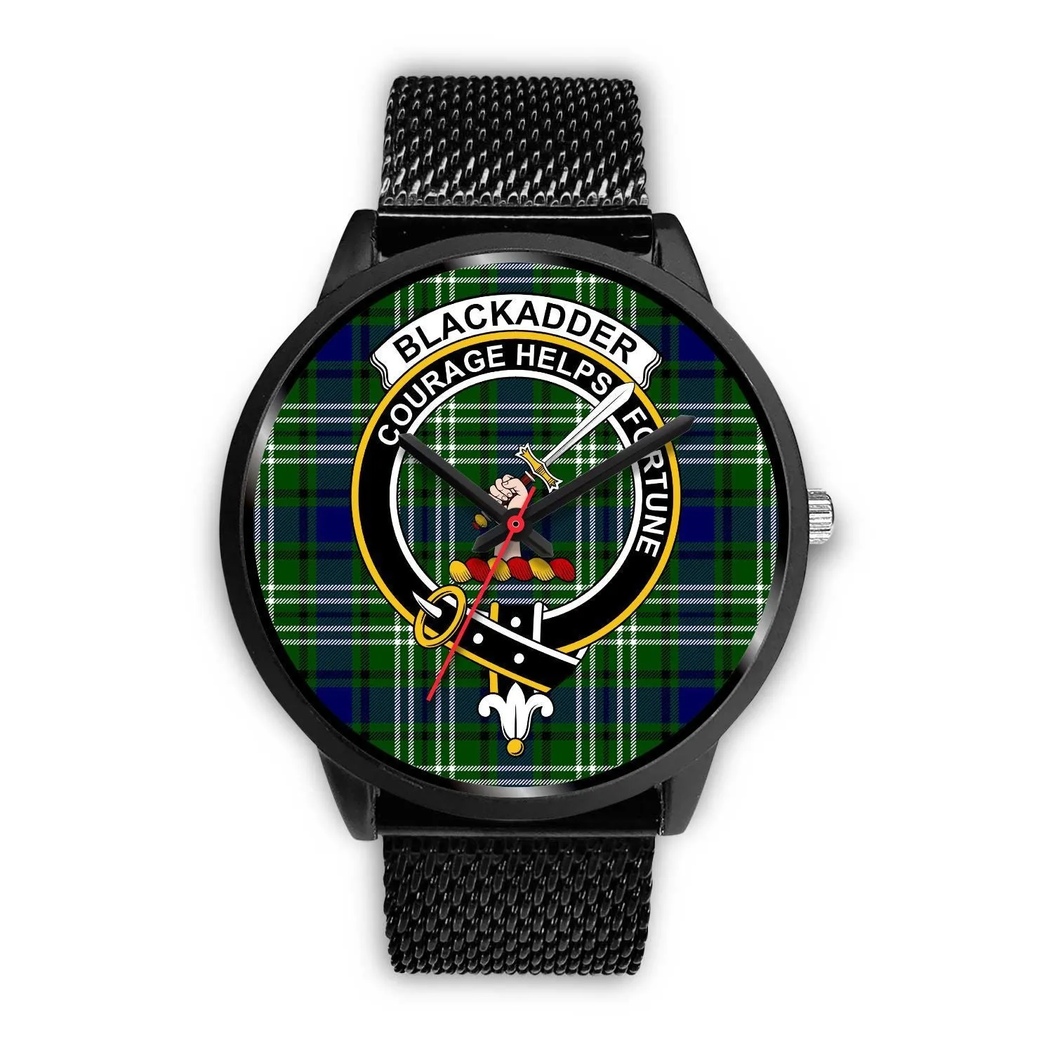 Blackadder Clan Badge Tartan Black Watch