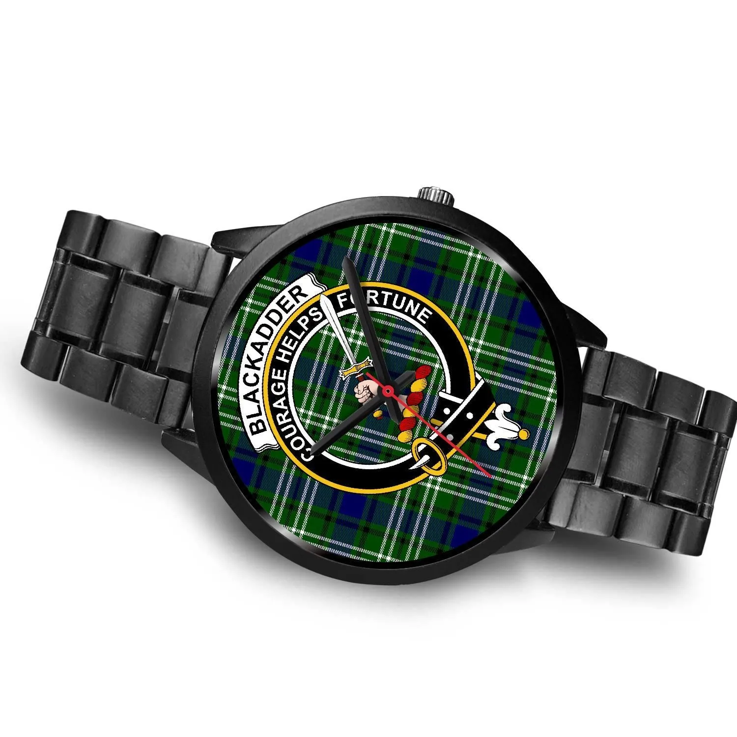 Blackadder Clan Badge Tartan Black Watch