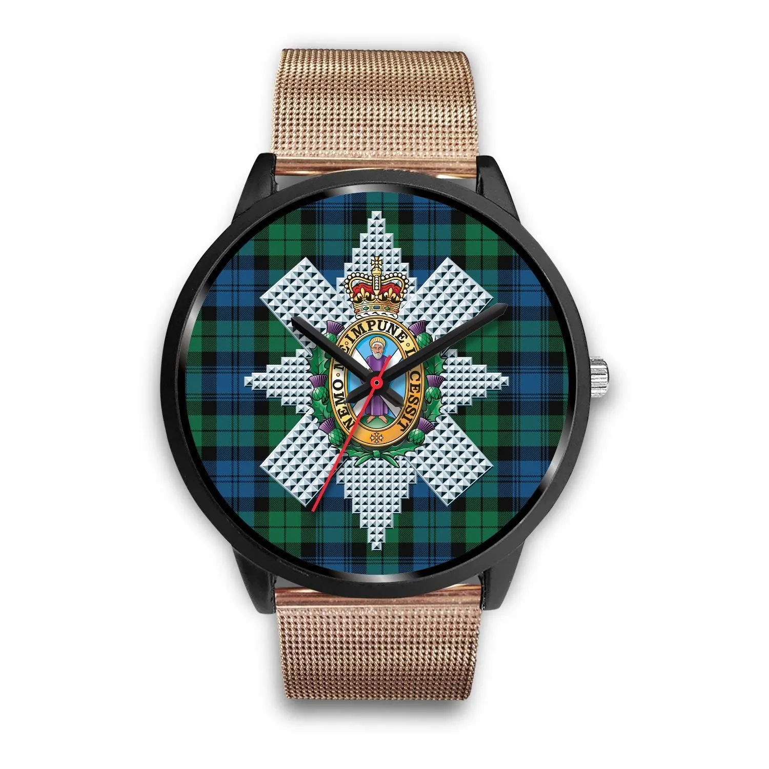 Blackwatch Ancient Clan Badge Tartan Black Watch