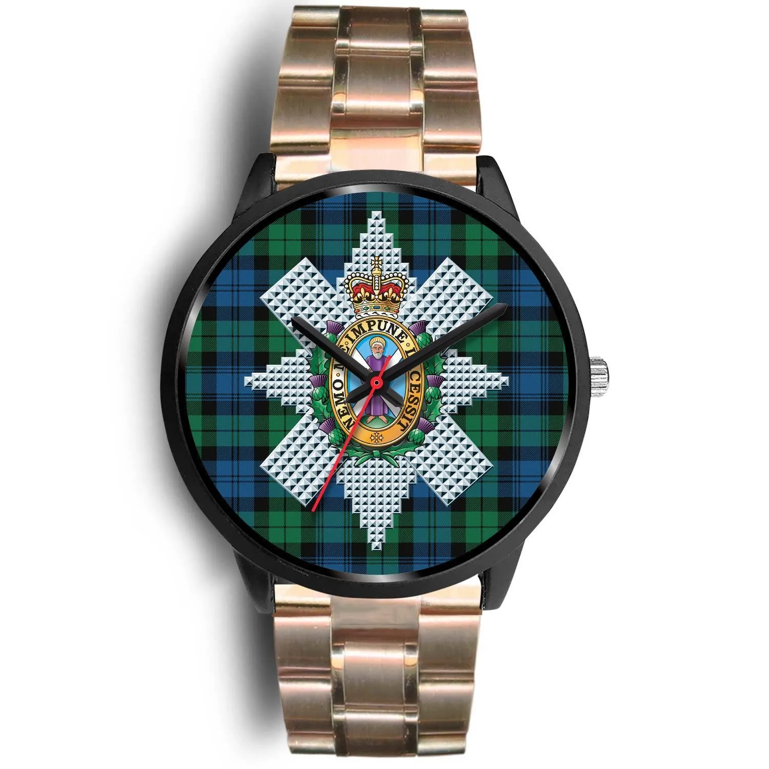 Blackwatch Ancient Clan Badge Tartan Black Watch