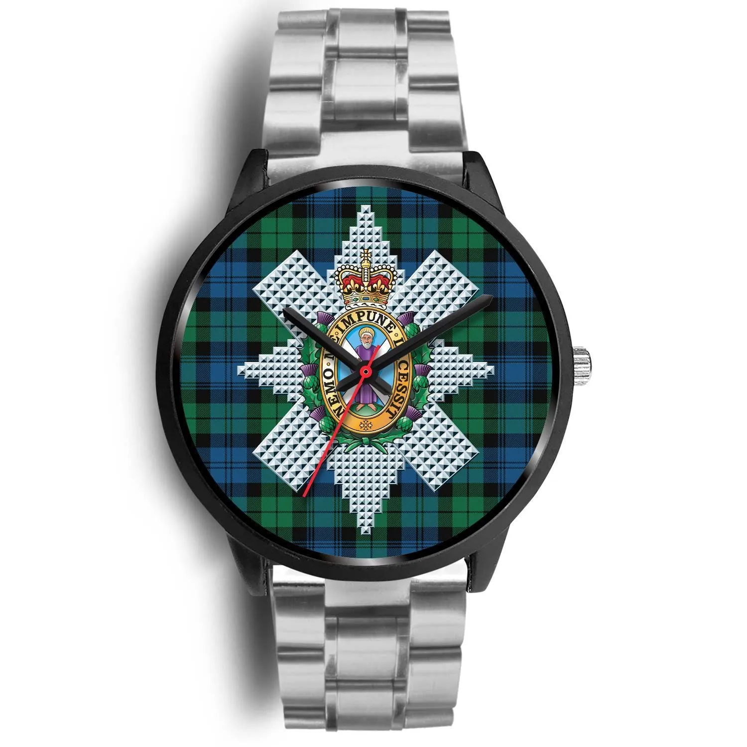 Blackwatch Ancient Clan Badge Tartan Black Watch