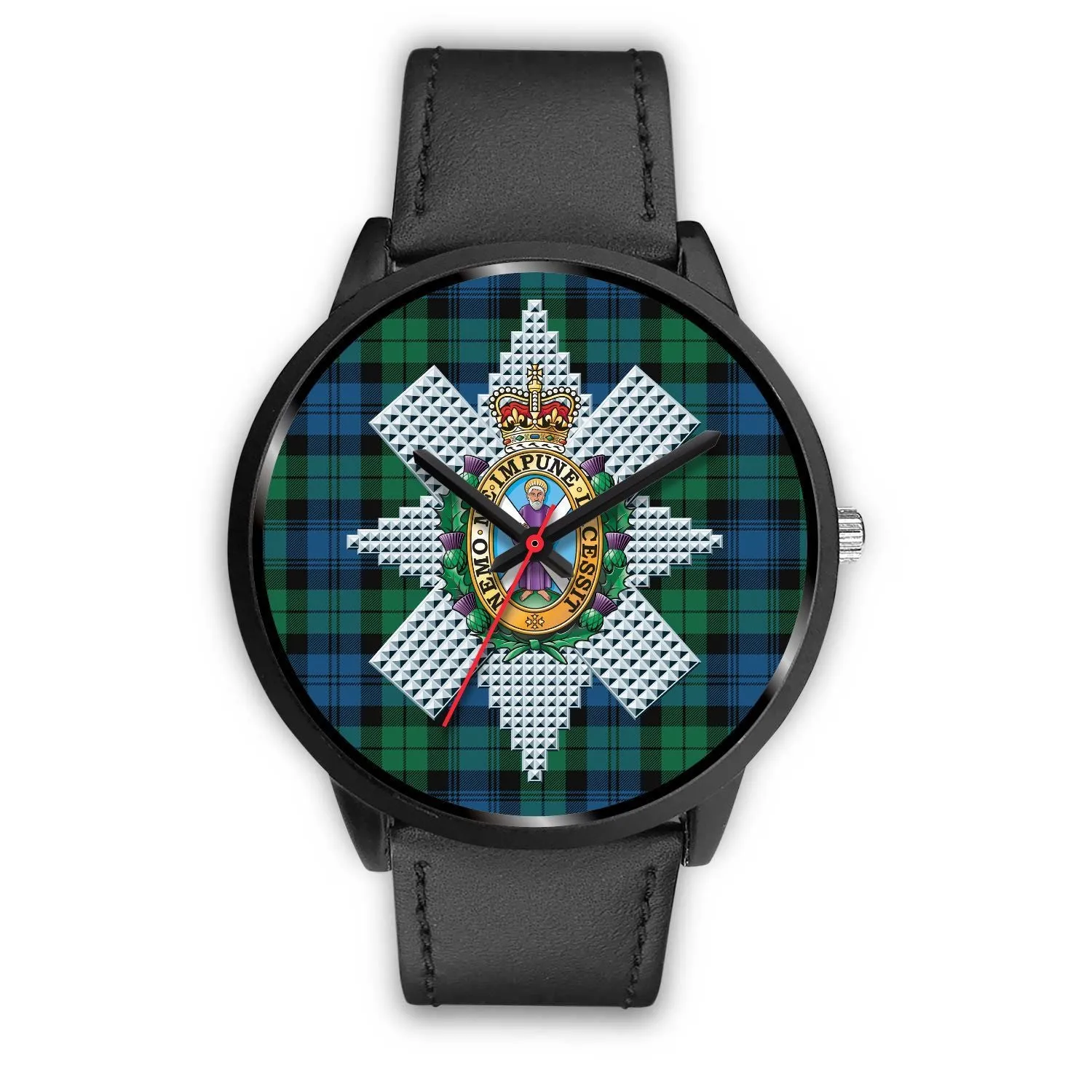 Blackwatch Ancient Clan Badge Tartan Black Watch