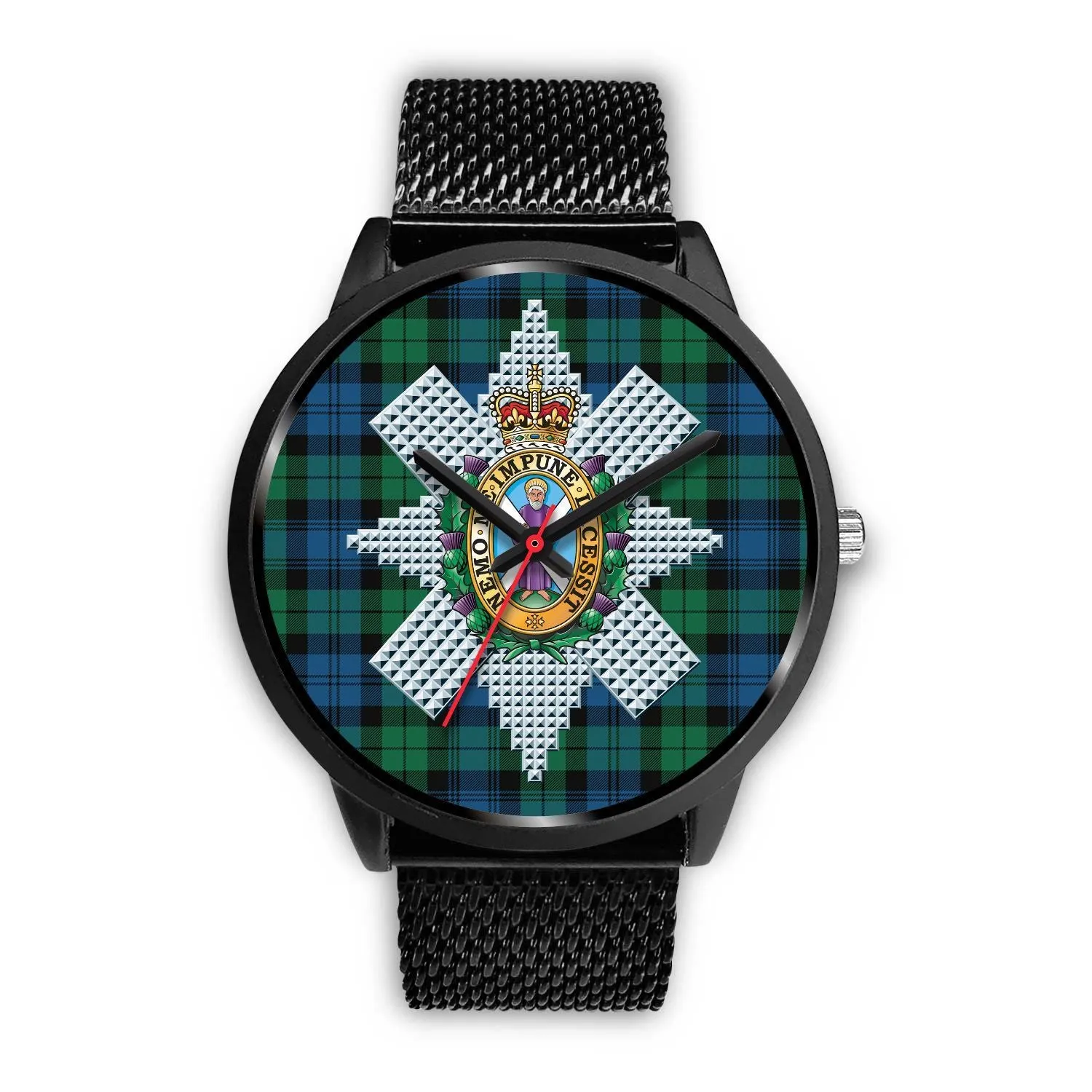 Blackwatch Ancient Clan Badge Tartan Black Watch