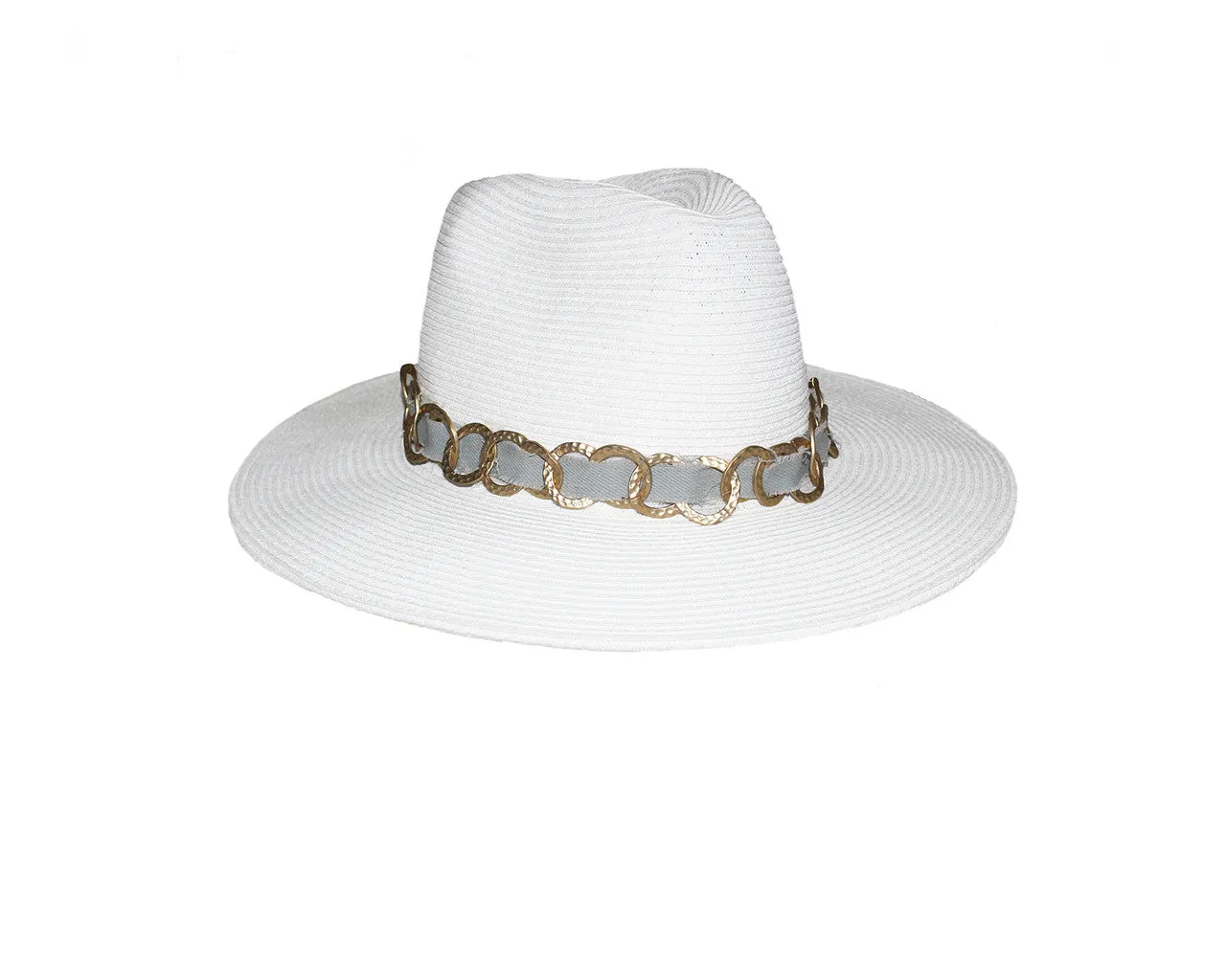 Boho Chic White Hat - The Mykonos