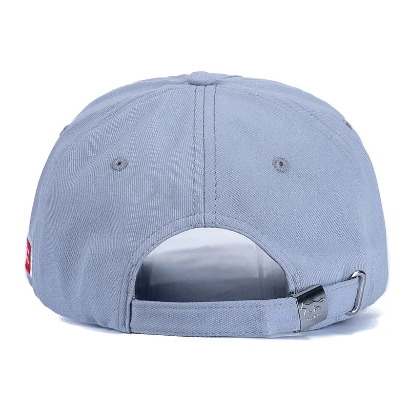 Brand Stylish Cotton Hats For Women Men Fashion Fox Embroidered Baseball Cap Adjustable Outdoor Streetwear Baseball Hat