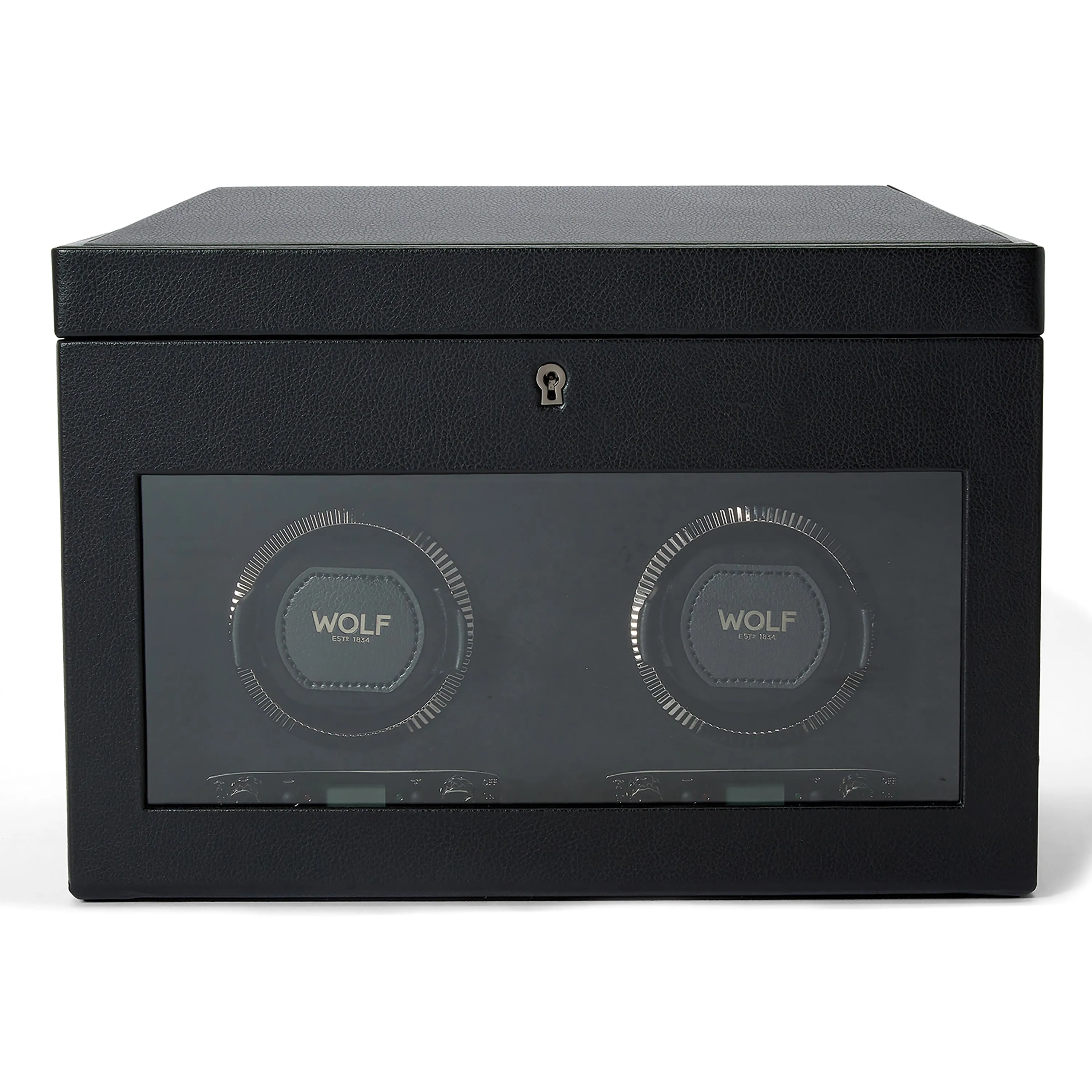 British Racing Double Watch Winder With Storage