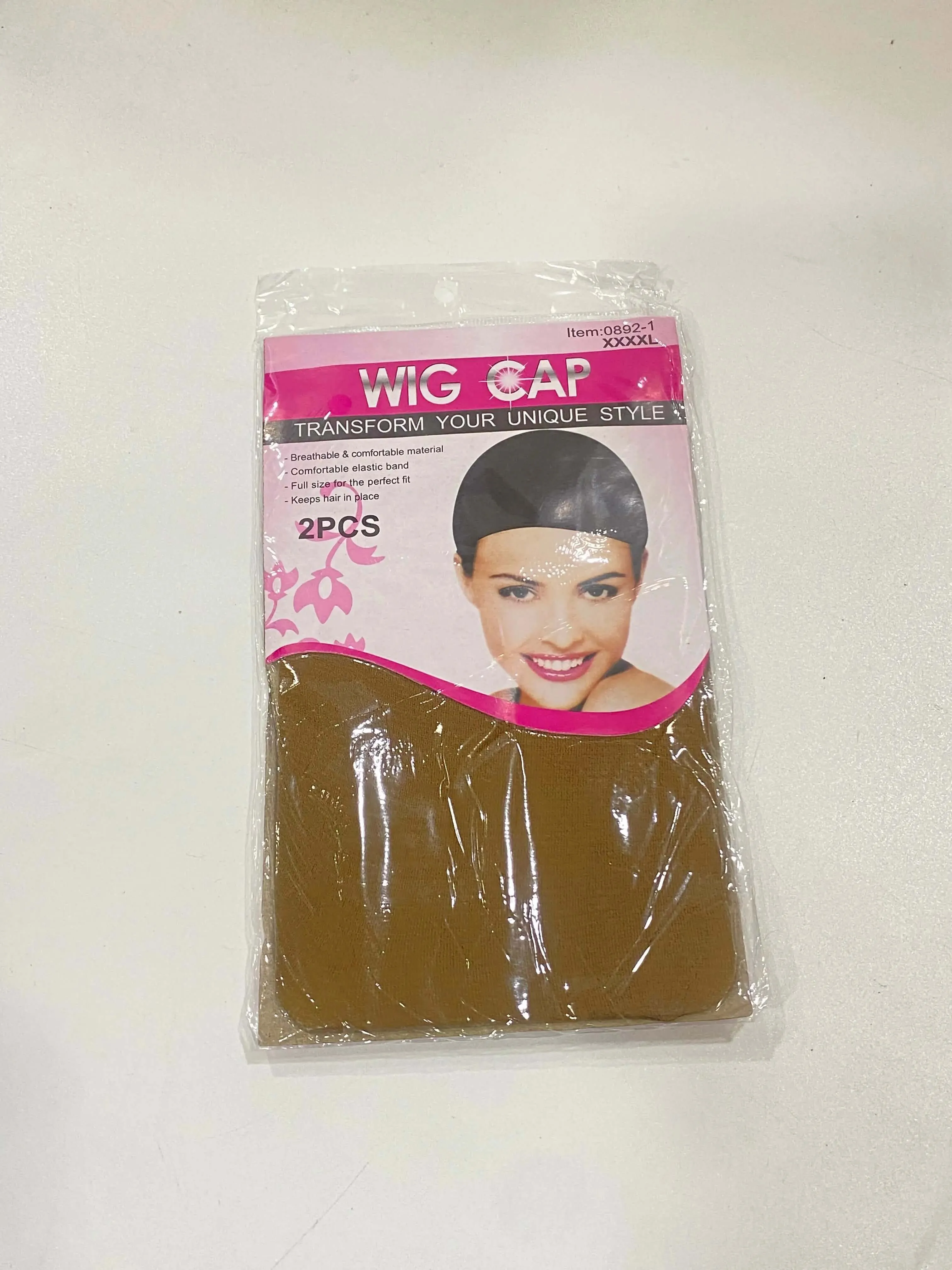 Brown wig cap