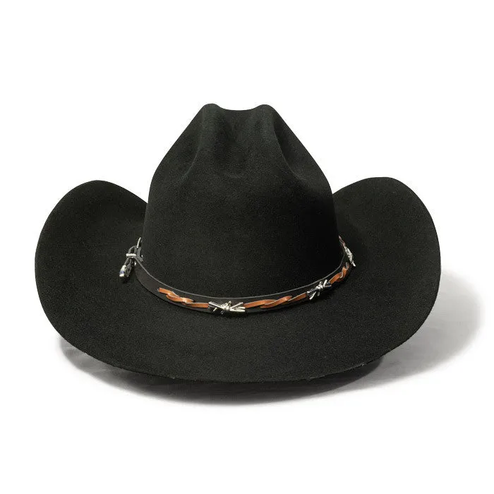 Bullhide Hats by Montecarlo - "Buckaroo" Barbed Wire 6X Wool Felt Cowboy Hat