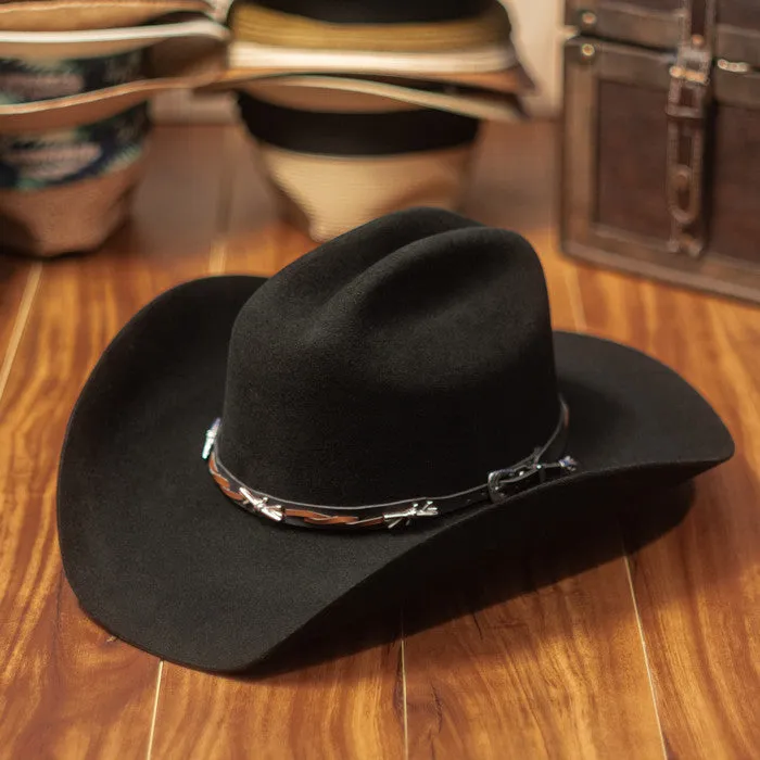 Bullhide Hats by Montecarlo - "Buckaroo" Barbed Wire 6X Wool Felt Cowboy Hat