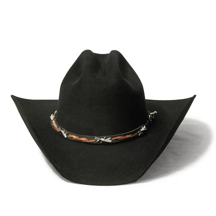 Bullhide Hats by Montecarlo - "Buckaroo" Barbed Wire 6X Wool Felt Cowboy Hat