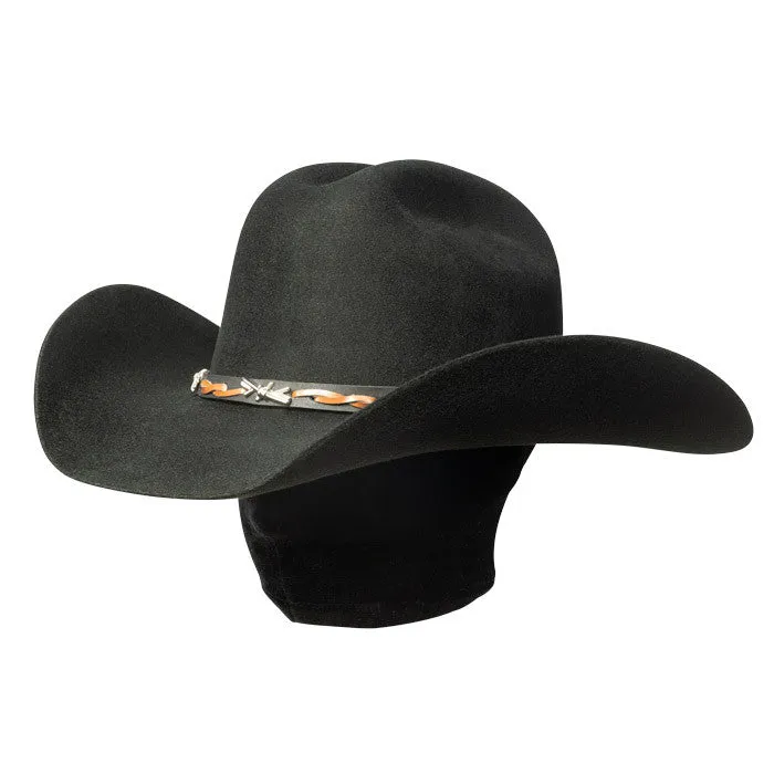 Bullhide Hats by Montecarlo - "Buckaroo" Barbed Wire 6X Wool Felt Cowboy Hat